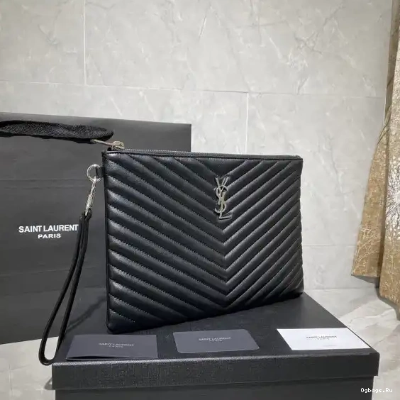 YSL CLUTCH MONOGRAM 0326